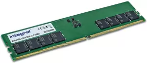 Photo de Barrette mémoire 32Go DIMM DDR5 Integral 4800MHz (Vert)