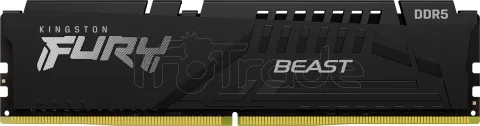 Photo de Barrette mémoire 32Go DIMM DDR5 Kingston Fury Beast 5600MHz CL40 (Noir)