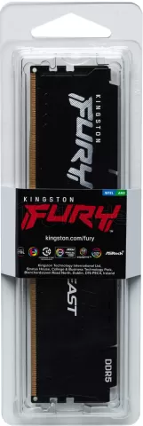 Photo de Barrette mémoire 32Go DIMM DDR5 Kingston Fury Beast  5600MHz (Noir)