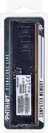 Photo de Barrette mémoire 32Go DIMM DDR5 Patriot Signature Line 5600MHz (Noir)