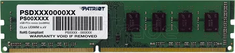 Photo de Barrette  mémoire 4Go DIMM DDR3 Patriot Signature Line PC3-12800 (1600Mhz)