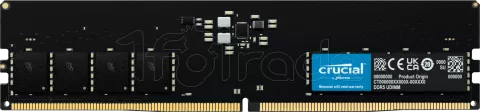 Photo de Barrette mémoire 64Go DIMM DDR5 Crucial Classic 5600MHz (Noir)