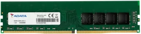Photo de Barrette mémoire 8Go DIMM DDR4 Adata Premier  3200Mhz (Vert) Version OEM (Tray)