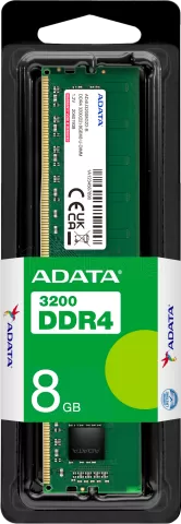 Photo de Barrette mémoire 8Go DIMM DDR4 Adata Premier  3200Mhz (Vert)
