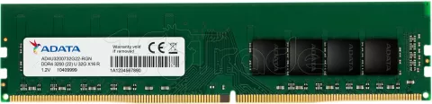 Photo de Barrette mémoire 8Go DIMM DDR4 Adata Premier 3200Mhz (Vert)
