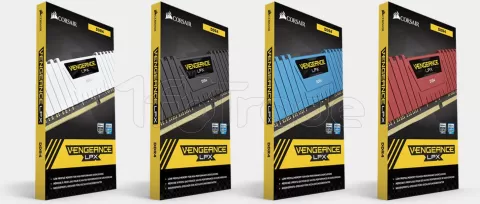 Photo de Barrette mémoire 8Go DIMM DDR4 Corsair Vengeance LPX  2400Mhz (Noir)