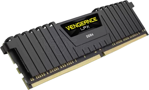 Photo de Barrette mémoire 8Go DIMM DDR4 Corsair Vengeance LPX PC4-25600 (3200 Mhz) (Noir)