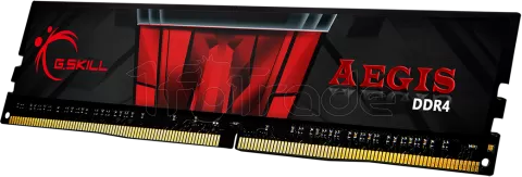 Photo de Barrette mémoire 8Go DIMM DDR4 G.Skill Aegis  2400Mhz (Noir et Rouge)