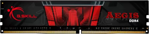 Photo de Barrette mémoire 8Go DIMM DDR4 G.Skill Aegis  3000Mhz (Noir et Rouge)