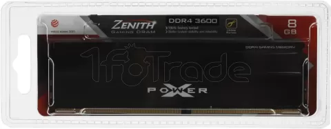 Photo de Barrette mémoire 8Go DIMM DDR4 Silicon Power XPower Zenith 3600Mhz (Noir)