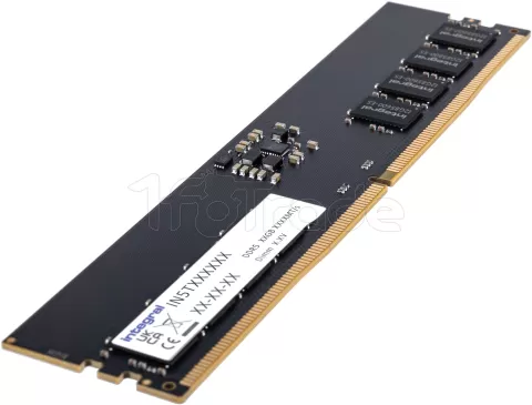 Photo de Barrette mémoire 8Go DIMM DDR5 Integral 4800MHz (Vert)