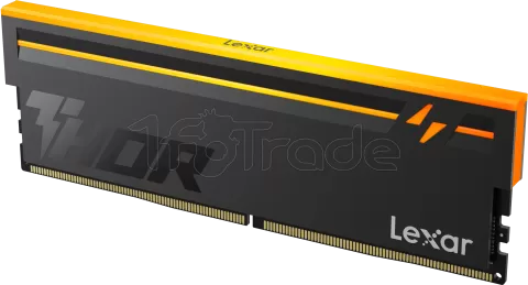 Photo de Barrette mémoire 8Go DIMM DDR5 Lexar Thor 2nd Gen RGB 6000MHz CL38 (Noir)