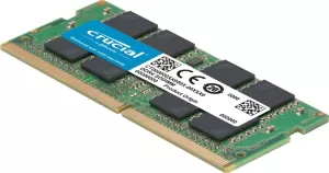 Photo de Barrette mémoire 8Go SODIMM DDR4 Crucial PC4-21300 (2666 Mhz) (Vert)