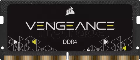 Photo de Barrette mémoire SODIMM DDR4 32Go Corsair Vengeance 3200Mhz (Noir)