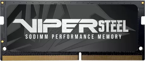 Photo de Barrette mémoire SODIMM DDR4 32Go Patriot Viper Steel  3200Mhz (Noir)