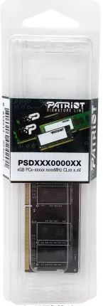 Photo de Barrette mémoire SODIMM DDR4 8Go Patriot Signature Line  3200Mhz (Noir)
