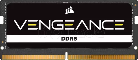 Photo de Barrette mémoire SODIMM DDR5 16Go Corsair Vengeance  4800MHz (Noir)