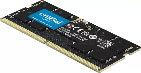 Photo de Barrette mémoire SODIMM DDR5 32Go Crucial 5600Mhz (Noir) Version OEM (Tray)