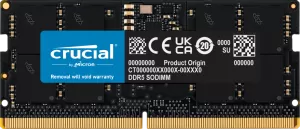 Photo de Barrette mémoire SODIMM DDR5 32Go Crucial PC5-38400 (4800 Mhz) (Noir)
