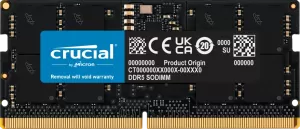 Photo de Barrette mémoire SODIMM DDR5 8Go Crucial 4800MHz (Noir) Version OEM (Tray)