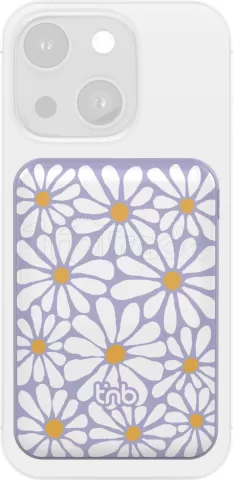 Photo de Batterie externe magnétique sans fil T'nB Flower - 5000mAh (Noir)
