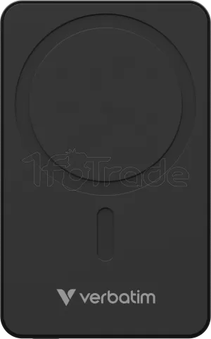 Photo de Batterie externe Magnétique sans fil Verbatim Charge'n'Go Essentials - 10000mAh (Noir)