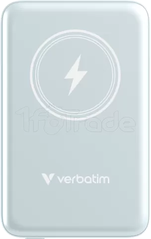 Photo de Batterie externe sans fil magnétique Verbatim Charge'N'Go - 10000 mAh (Bleu)