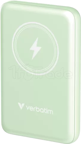Photo de Batterie externe sans fil magnétique Verbatim Charge'N'Go - 10000 mAh (Vert)