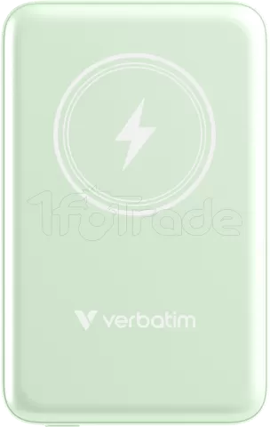 Photo de Batterie externe sans fil magnétique Verbatim Charge'N'Go - 10000 mAh (Vert)