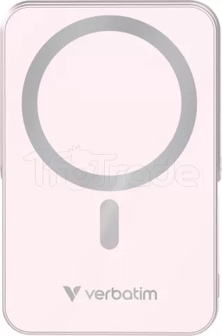 Photo de Batterie externe sans fil magnétique Verbatim Charge'n'Go 10000mAh (Rose)