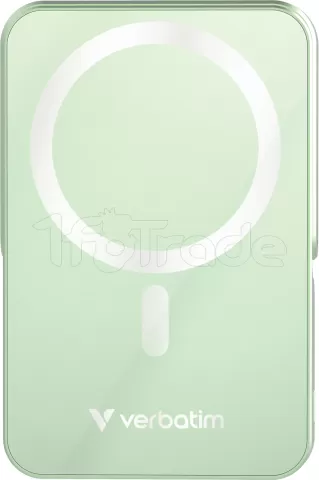Photo de Batterie externe sans fil magnétique Verbatim Charge'n'Go 10000mAh (Vert)