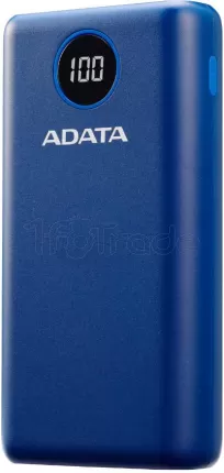 Photo de Batterie externe USB Adata P20000QCD - 20000mAh 15W (Bleu)