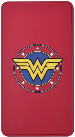 Photo de Batterie externe USB Emtec Essentials Wonder Woman - 5000mAh (Rouge)