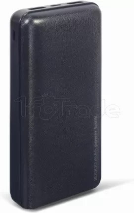Photo de Batterie externe USB Gembird - 20000mAh 12W (Noir)