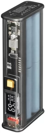 Photo de Batterie externe USB Mars Gaming MPK - 20000mAh (Transparent/Noir)