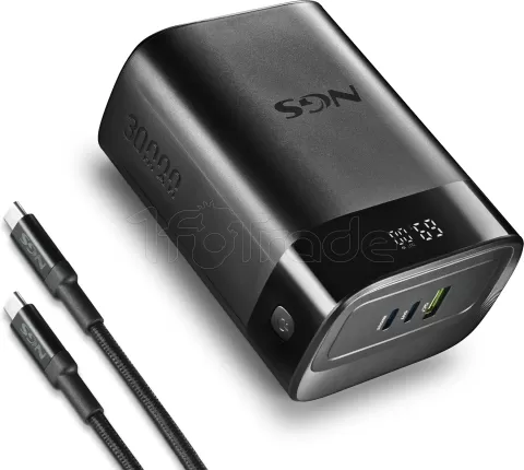 Photo de Batterie externe USB NGS Twix 30 - 30000mAh (Noir)
