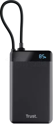 Photo de Batterie externe USB Trust Fiera - 10000mAh (Noir)