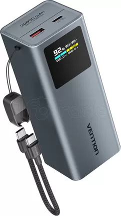 Photo de Batterie externe Vention FKCH0 20000mAh (Gris)