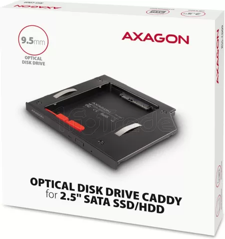 Photo de Berceau Axagon 2,5" dans une baie de 5,25" Slim