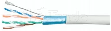 Photo de Bobine de câble réseau RJ45 Catégorie 6A (F/UTP) Multibrin 500m (Gris)