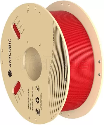 Photo de Bobine de Filament Anycubic PLA 3D Rouge Ø1,75mm - 1kg