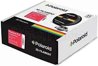 Photo de Bobine de Filament PLA Polaroid Premium 1,75 mm - 1Kg (Transparent Rouge)