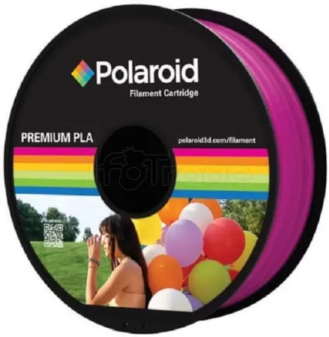 Photo de Bobine de Filament PLA Polaroid Premium 1,75mm - 1Kg (Magenta)