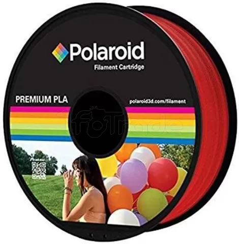 Photo de Bobine de Filament PLA Polaroid Premium 1,75mm - 1Kg (Rouge)