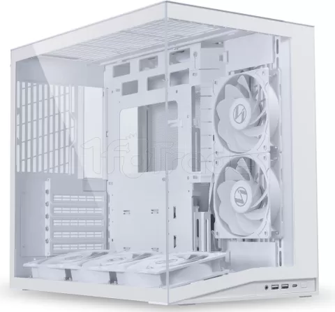 Photo de Boitier Cube ATX Lian-Li O11 Dynamic Mini Flow V2 avec panneau vitré (Blanc)
