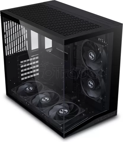 Photo de Boitier Cube ATX Lian-Li O11 Dynamic Mini Flow V2 avec panneau vitré (Noir)