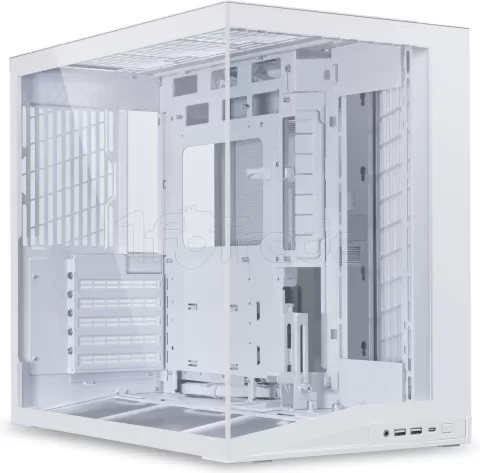 Photo de Boitier Cube ATX Lian-Li O11 Dynamic Mini V2 avec panneaux vitrés (Blanc)