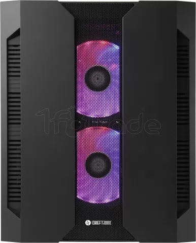 Photo de Boitier Cube Micro ATX Chieftec Chieftronic M2 RGB avec panneaux vitrés (Noir)