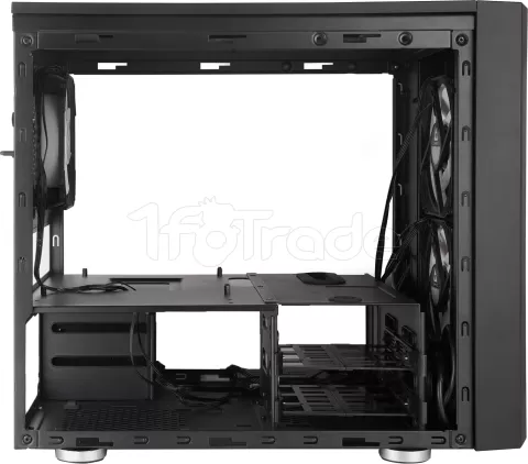 Photo de Boitier Cube Micro ATX Chieftec Chieftronic M2 RGB avec panneaux vitrés (Noir)