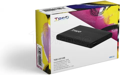 Photo de Boitier externe USB 2.0 TooQ TQE-2510 - S-ATA 2,5" (Noir)